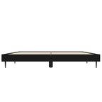 Bettgestell Schwarz 140x190 cm Holzwerkstoff