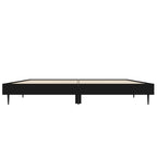 Bettgestell Schwarz 135x190 cm Holzwerkstoff