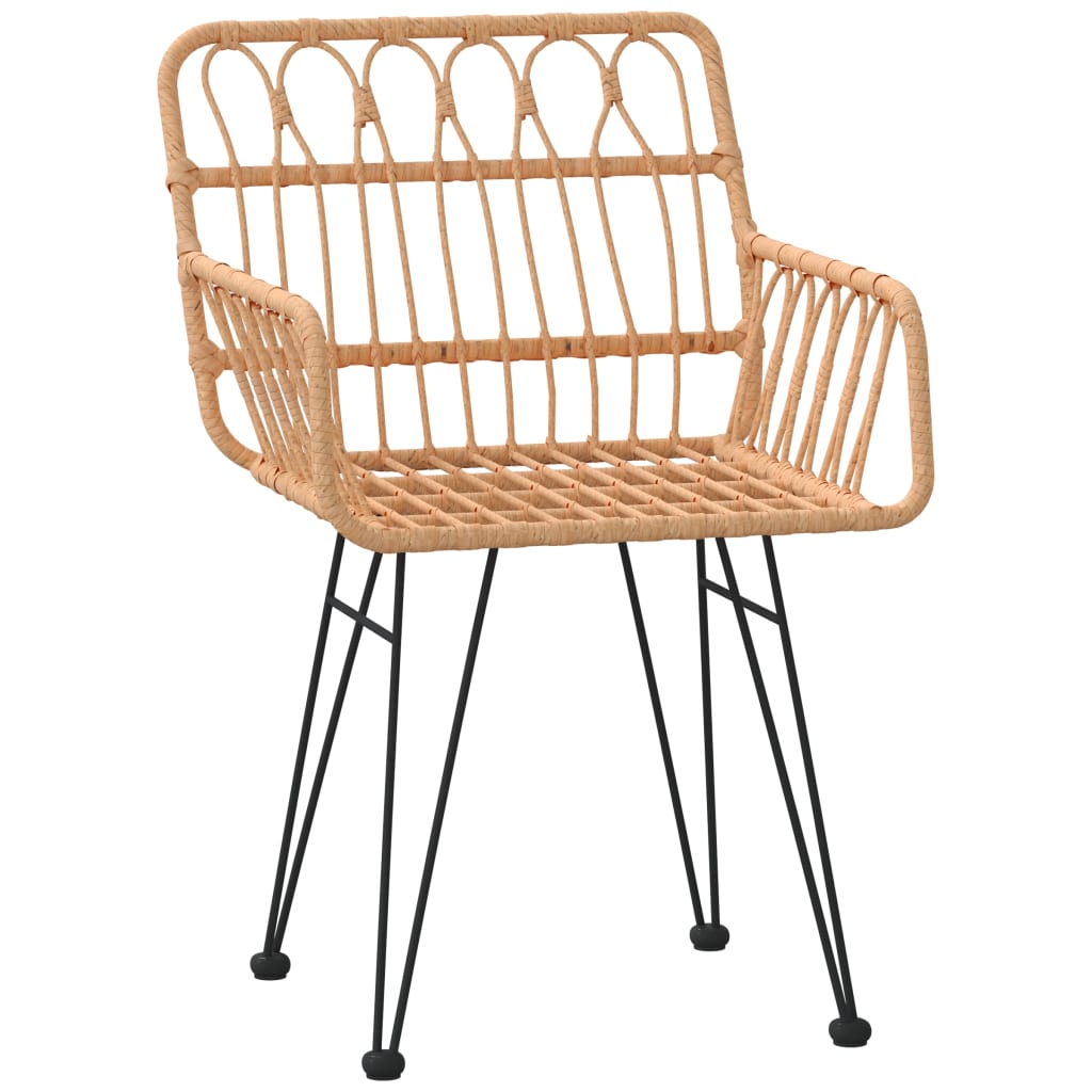 9-tlg. Garten-Essgruppe Poly Rattan
