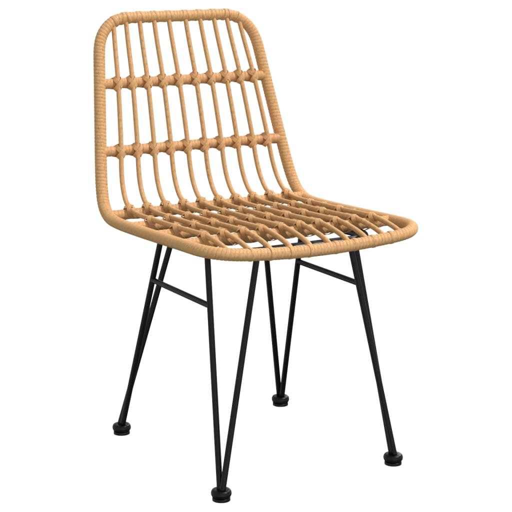 7-tlg. Garten-Essgruppe Poly Rattan