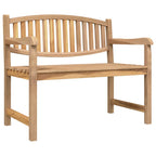Gartenbank 114x59x87 cm Massivholz Teak