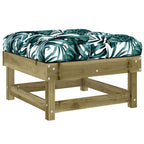 7-tlg. Garten-Lounge-Set mit Kissen Imprägniertes Kiefernholz