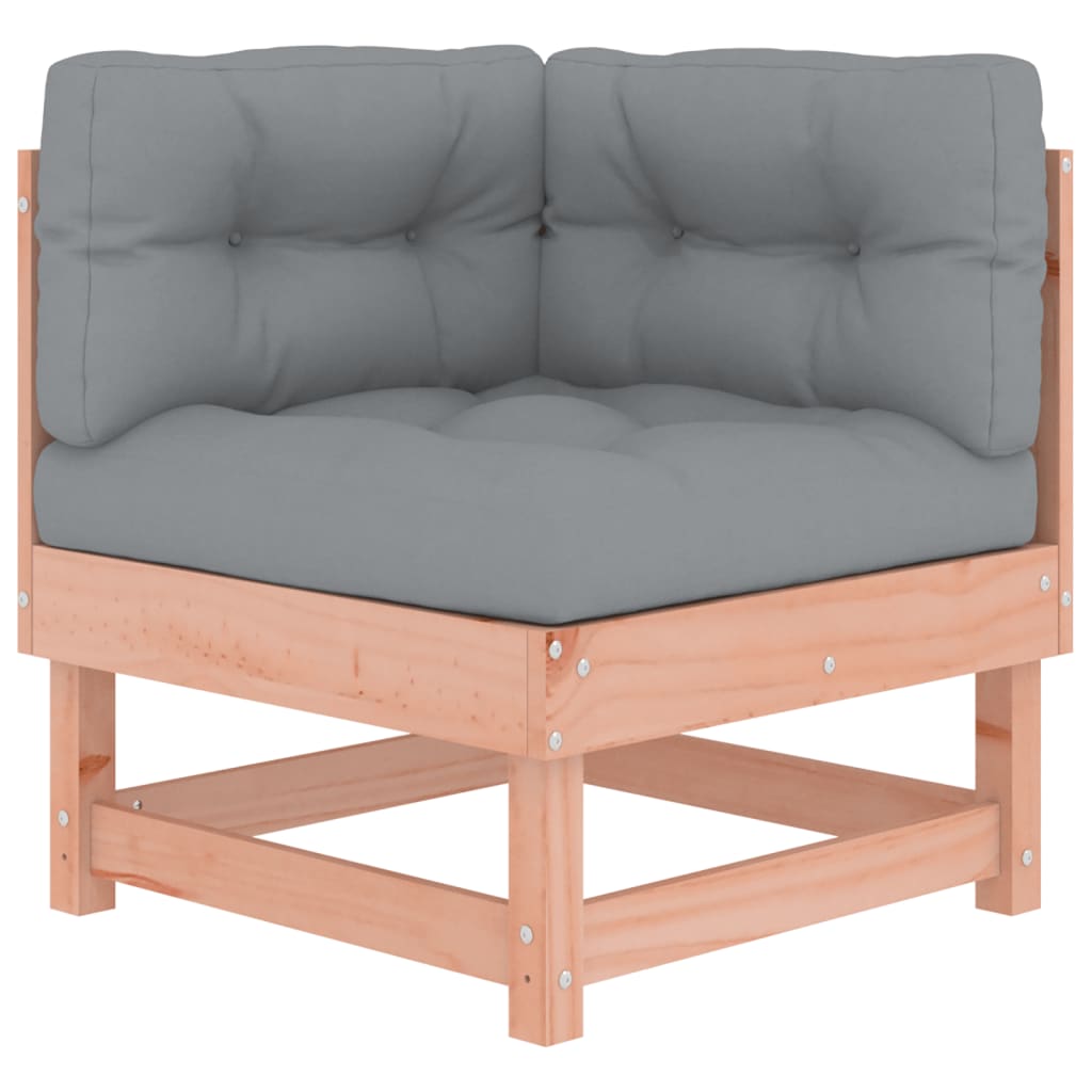 5-tlg. Garten-Lounge-Set mit Kissen Massivholz Douglasie