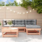 5-tlg. Garten-Lounge-Set Massivholz Douglasie