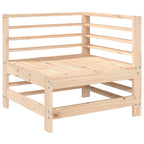 9-tlg. Garten-Lounge-Set Massivholz Kiefer