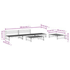 5-tlg. Garten-Lounge-Set Massivholz Douglasie