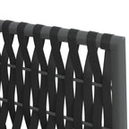 7-tlg. Garten-Essgruppe mit Kissen Poly Rattan und Stahl