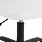 Bürostuhl Höhenverstellbar Weiß Netzstoff