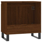 Badschrank Braun Eichen-Optik 58x33x60 cm Holzwerkstoff
