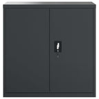 Aktenschrank Anthrazit 90x40x90 cm Stahl