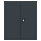 Aktenschrank Anthrazit 90x40x105 cm Stahl
