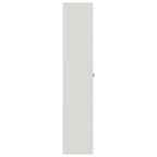 Aktenschrank Hellgrau 90x40x200 cm Stahl
