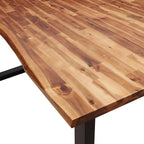 Esstisch Baumkante 200x90x75 cm Massivholz Akazie