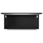 Badschrank mit Spiegel Schwarz Holzwerkstoff