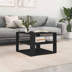 Couchtisch Schwarz 58x58x40 cm Holzwerkstoff