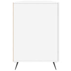 Schreibtisch Hochglanz-Weiß 140x50x75 cm Holzwerkstoff