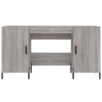 Schreibtisch Grau Sonoma 140x50x75 cm Holzwerkstoff