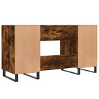 Schreibtisch Räuchereiche 140x50x75 cm Holzwerkstoff