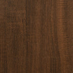 Computertisch mit Regal Braun Eiche-Optik 120x47x109 cm