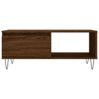 Couchtisch Braun Eichen-Optik 90x50x36,5 cm Holzwerkstoff