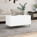 Couchtisch Weiß 90x44,5x45 cm Holzwerkstoff