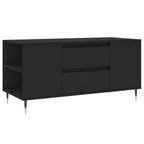 Couchtisch Schwarz 102x44,5x50 cm Holzwerkstoff