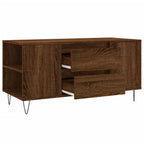 Couchtisch Braun Eichen-Optik 102x44,5x50 cm Holzwerkstoff