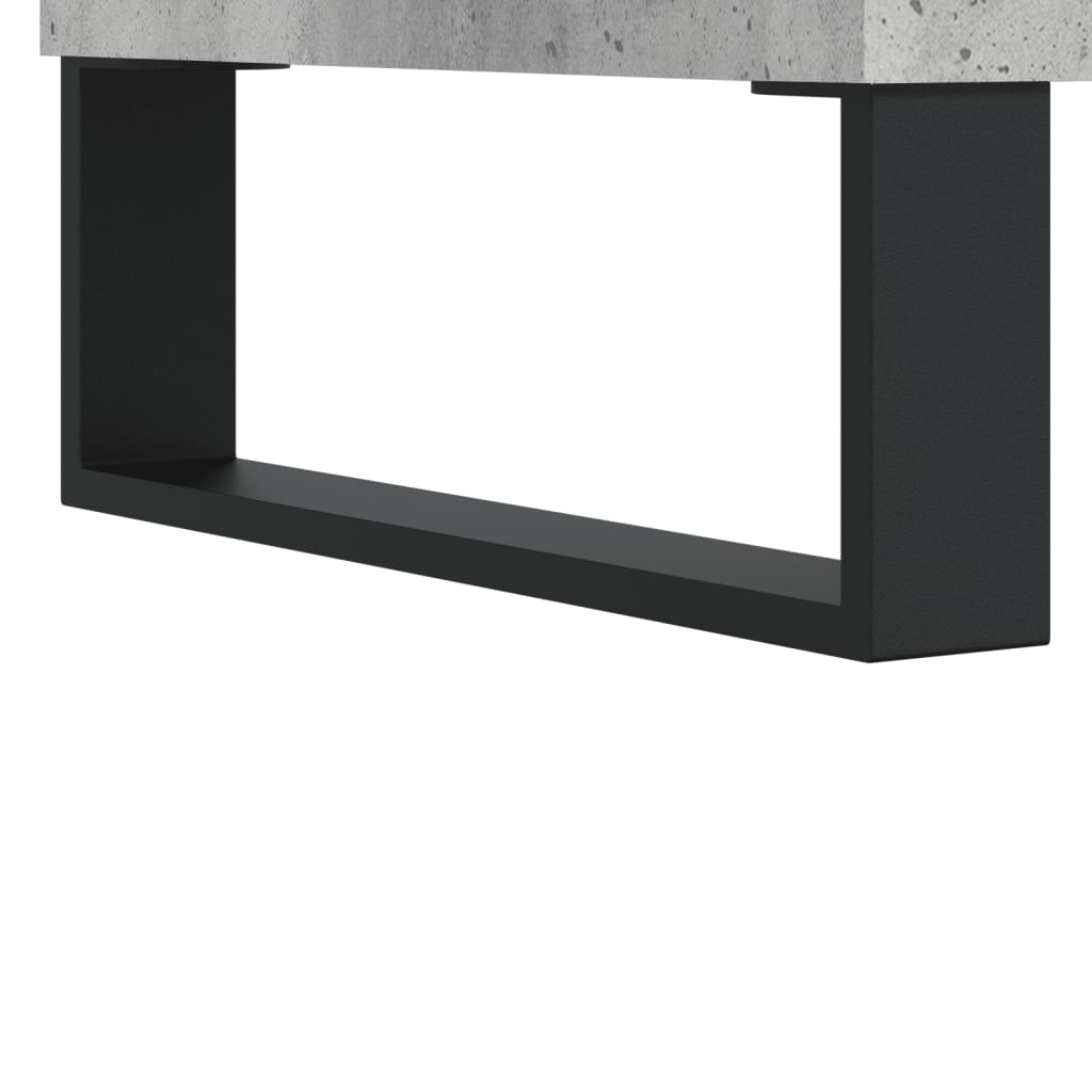 Couchtisch Betongrau 102x44,5x50 cm Holzwerkstoff