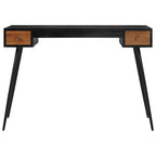 Schreibtisch 117x56,5x75 cm Recyceltes Massivholz Teak