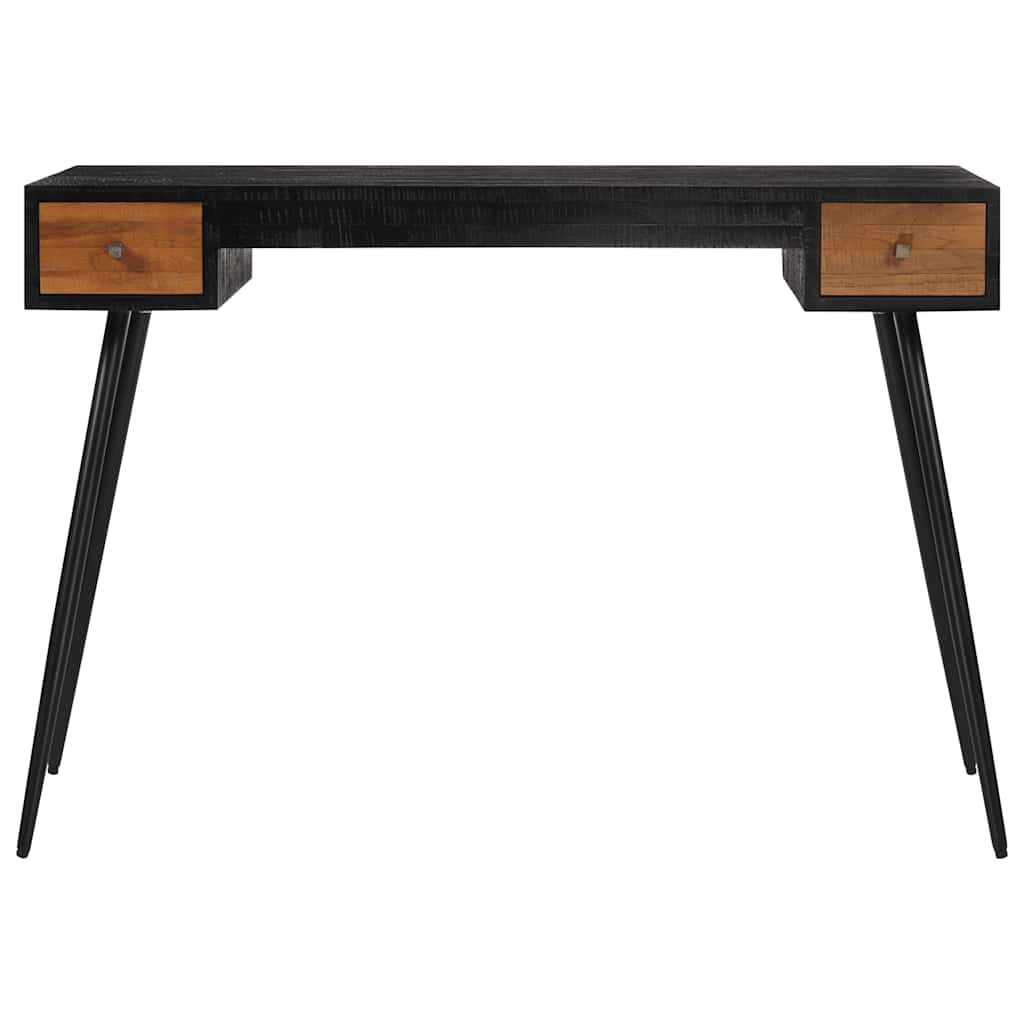 Schreibtisch 117x56,5x75 cm Recyceltes Massivholz Teak