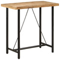 Bartisch 110x55x107 cm Massivholz Mango und Eisen
