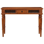 Schreibtisch mit Schublade 110x50x76 cm Massivholz Akazie