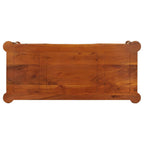 Schreibtisch mit Schubladen 110x50x76 cm Massivholz Akazie