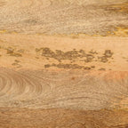 Schreibtisch mit Schubladen 105x55x70 cm Massivholz Mango Eisen