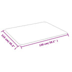 Bodenschutzmatte für Laminat oder Teppich 150x115 cm PVC