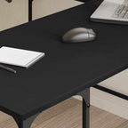 Schreibtisch Schwarz 139x139x75 cm Holzwerkstoff