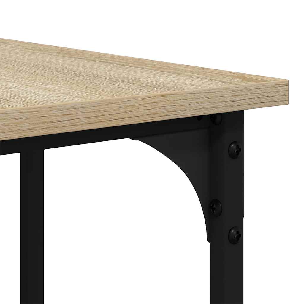 Schreibtisch Sonoma-Eiche 139x139x75 cm Holzwerkstoff