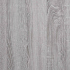Schreibtisch Grau Sonoma 139x139x75 cm Holzwerkstoff