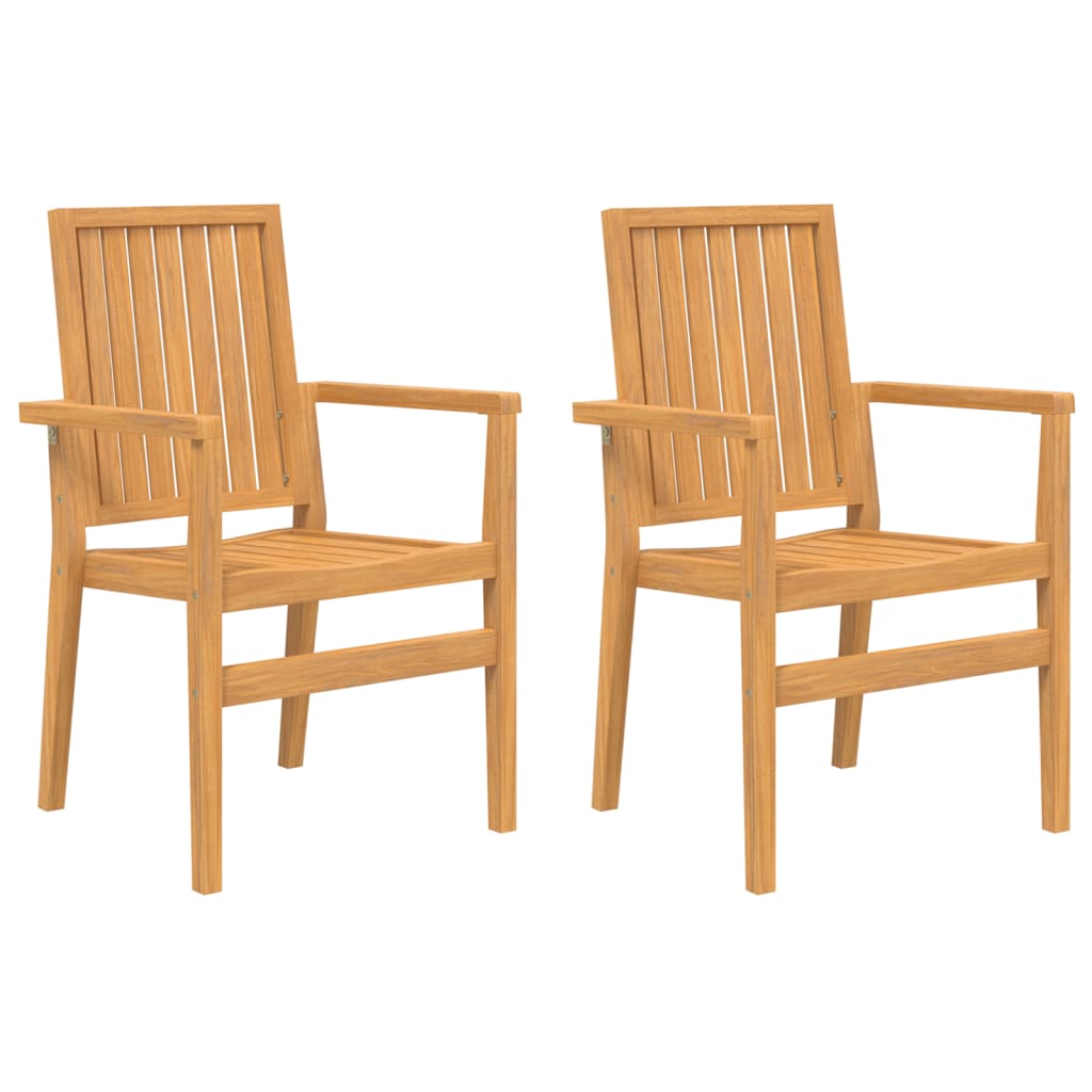 3-tlg. Garten-Essgruppe Massivholz Teak