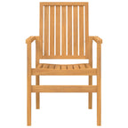 7-tlg. Garten-Essgruppe Massivholz Teak