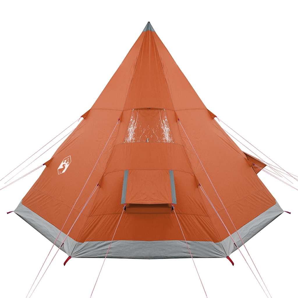 Tipi-Campingzelt 4 Personen Orange Wasserdicht