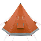 Tipi-Campingzelt 4 Personen Orange Wasserdicht