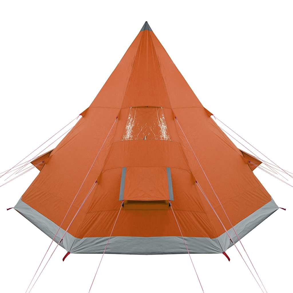 Tipi-Campingzelt 4 Personen Orange Wasserdicht