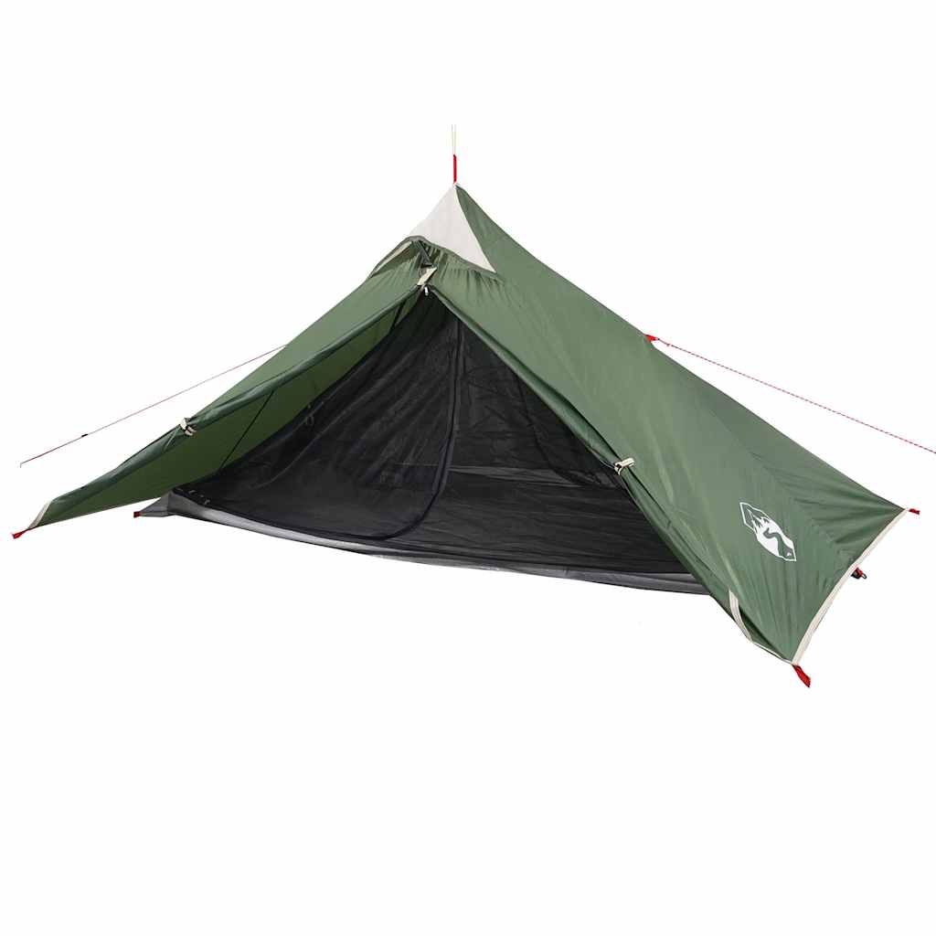 Tipi-Hängezelt 1 Person Grün Wasserdicht