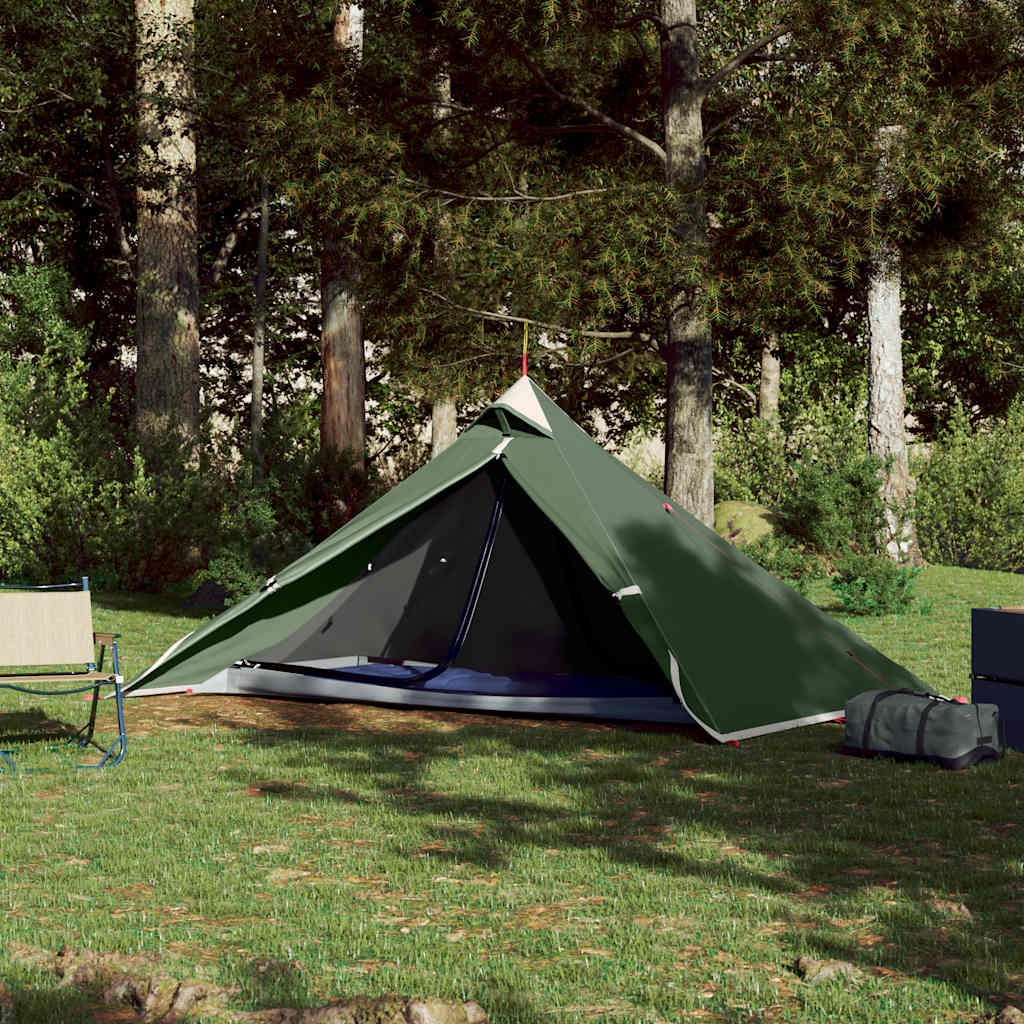Tipi-Hängezelt 1 Person Grün Wasserdicht