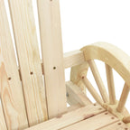 Adirondack-Schaukelstühle 2 Stk. Massivholz Tanne
