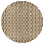 3-tlg. Bistro-Set mit Kissen Beigemischung Poly Rattan