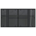 Gartentisch mit Glasplatte Schwarz 100x55x73 cm Poly Rattan