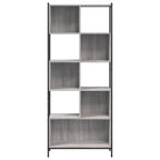 Bücherregal Grau Sonoma 72x28x172 cm Holzwerkstoff