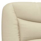 Bettgestell mit LED ohne Matratze "Hvar" Creme 140x190 cm Stoff